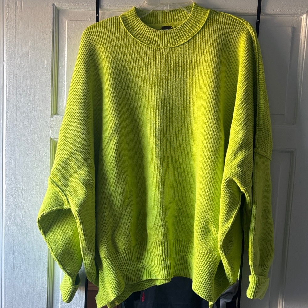 Free People Easy Street Tunic Lime Green